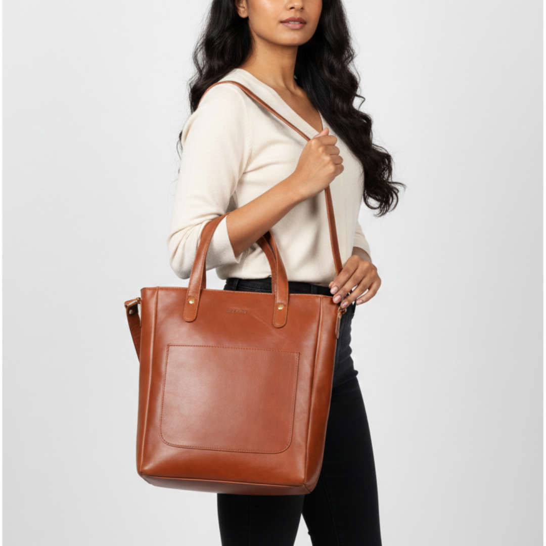 Fiora Full Genuine Leather Tote Bag for Women