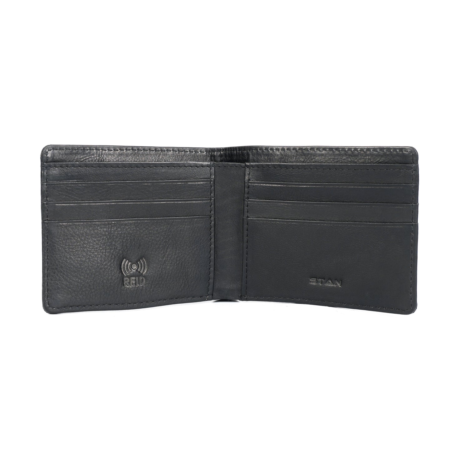 Black Baron Elite Men’s Slim RFID Leather Wallet
