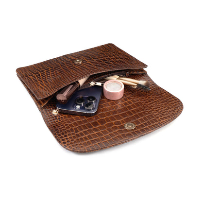 Isabella Clutch-cum-Sling Bag Interior Coffee Bean