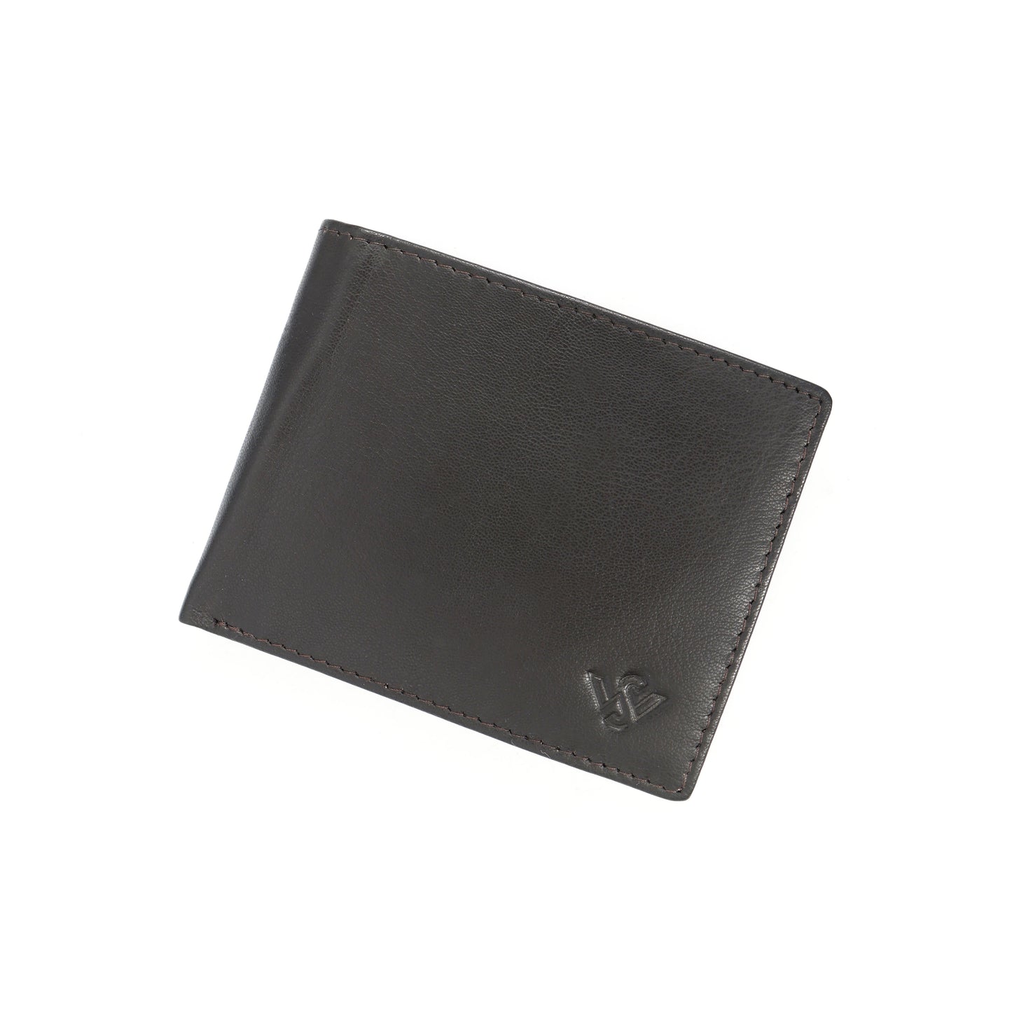 Ledger Leather Wallet & Forge Leather Belt Combo for Men (BROWN)