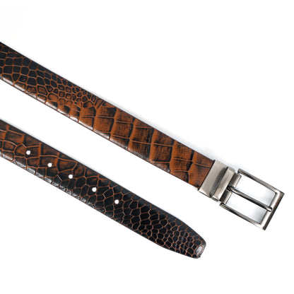 Croc Elite Combo for Men – Drake Croc Belt & Baron Croc Wallet