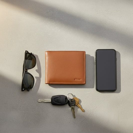 Winston Mens Compact RFID Wallet with Zip Pocket