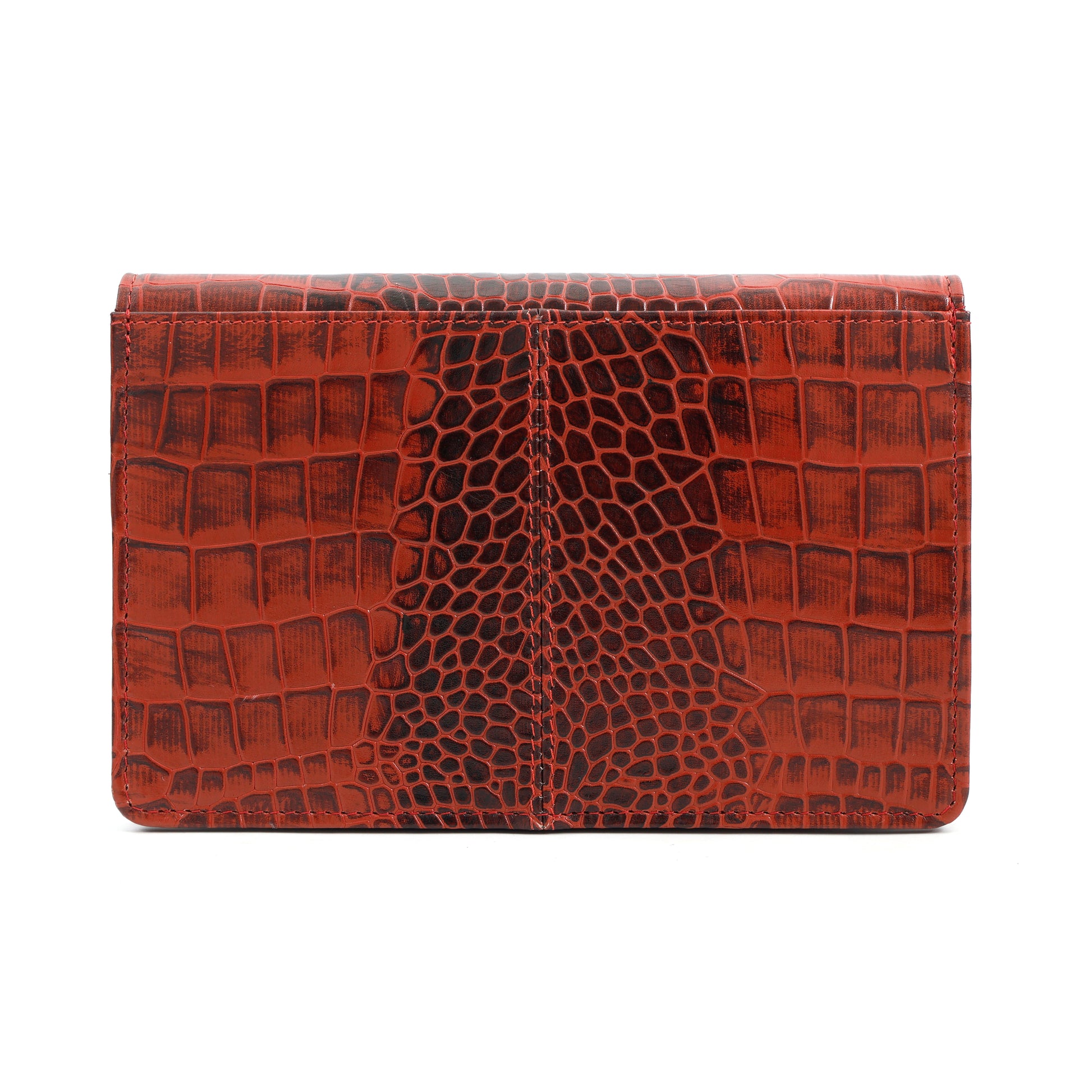 Isabella Elite Evening Clutch-cum-Sling Convertible Bag Back Persian Red
