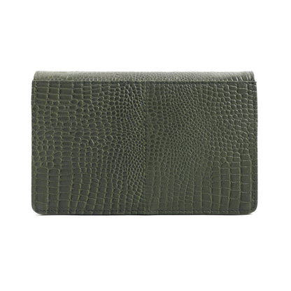 Isabella Clutch-cum-Sling Bag Back Camouflage Green