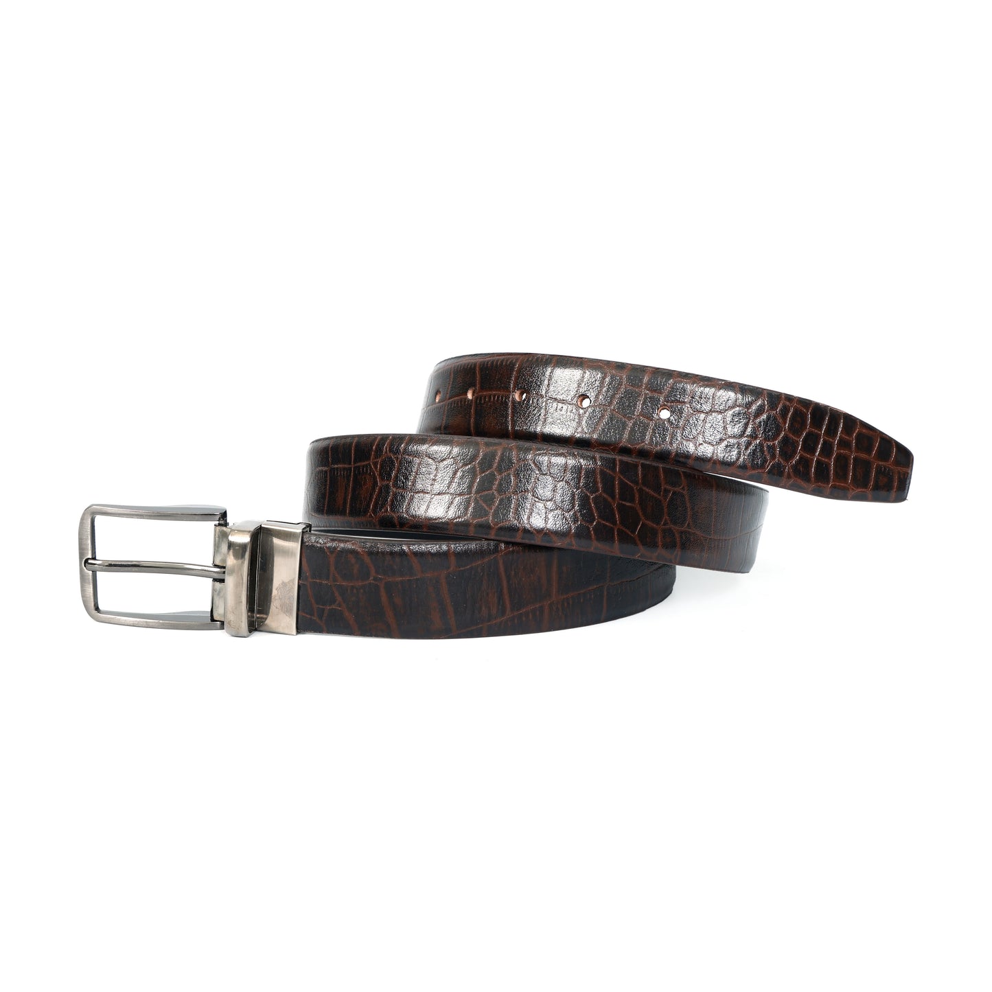 Croc Elite Combo for Men – Drake Croc Belt & Baron Croc Wallet