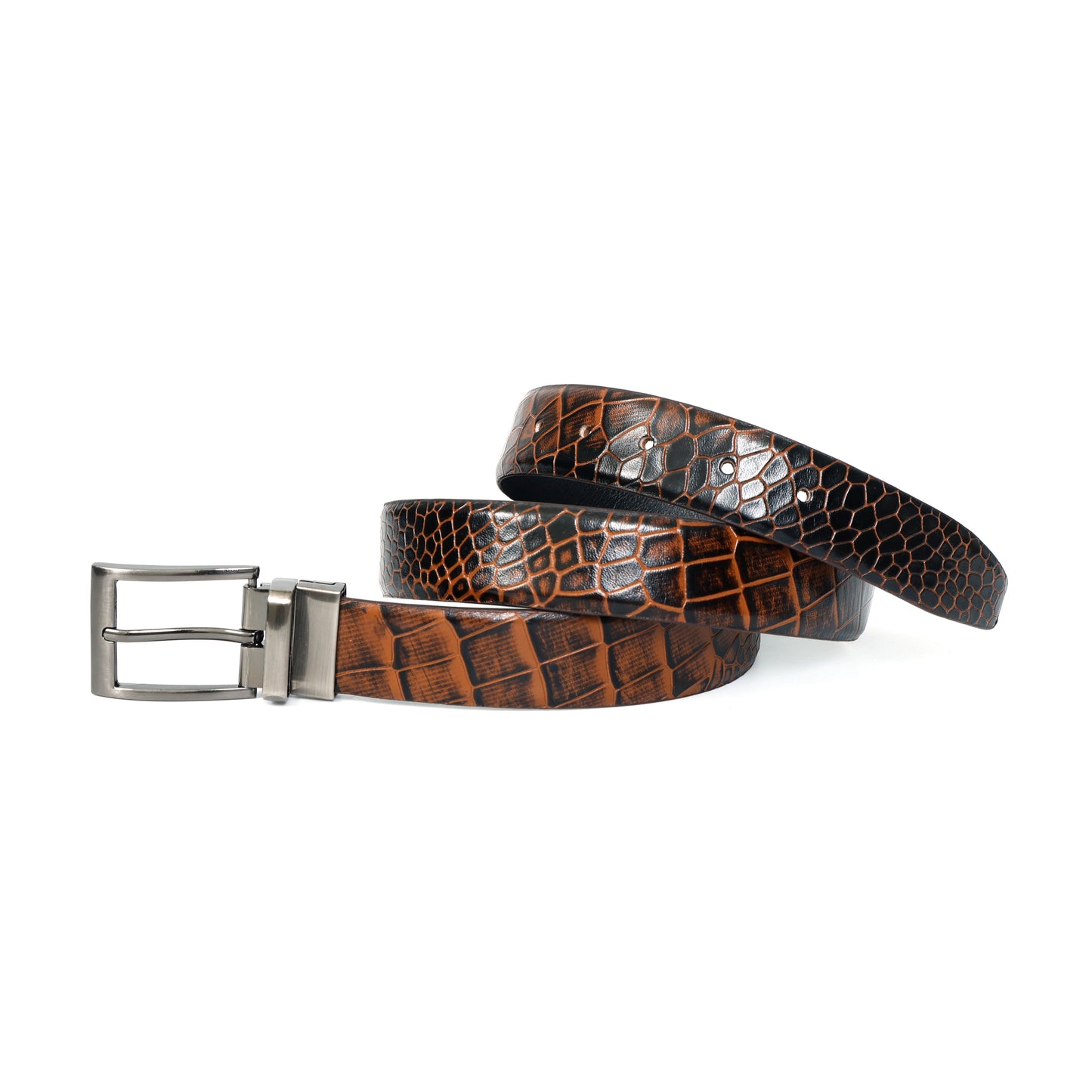 Croc Elite Combo for Men – Drake Croc Belt & Baron Croc Wallet