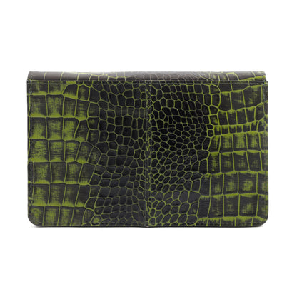 Isabella Elite Evening Clutch-cum-Sling Convertible Bag Back Moss Green