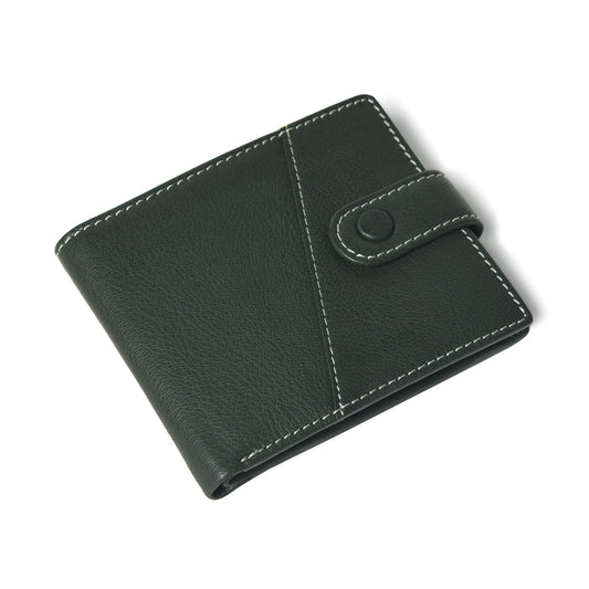 Trovane Mens RFID Wallet with Snap Button Closure