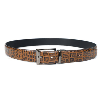 Croc Elite Combo for Men – Drake Croc Belt & Baron Croc Wallet