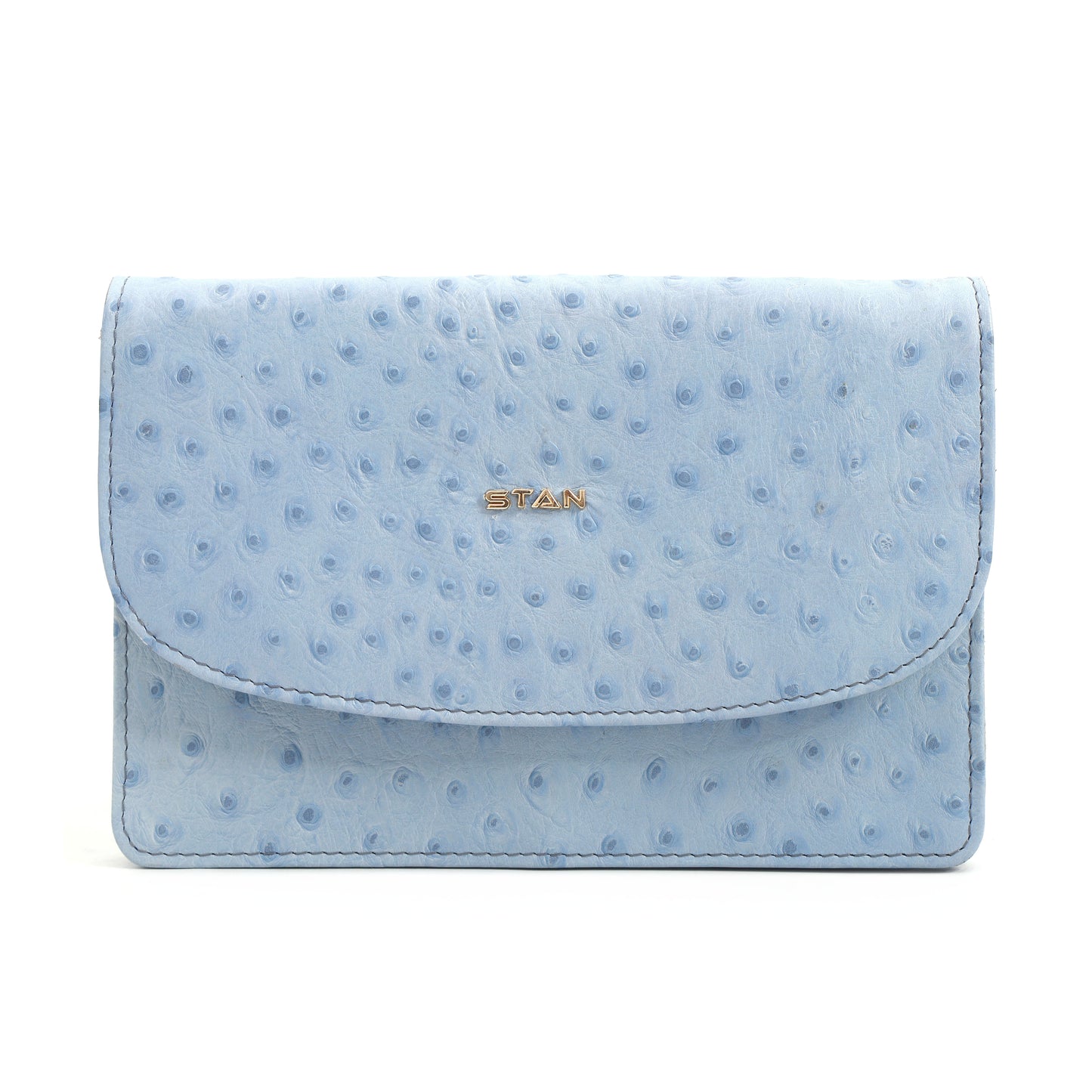 Isabella Elite Evening Clutch-cum-Sling Convertible Bag Front Mist Blue