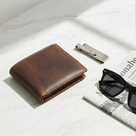 Stricker Mens RFID Wallet with Coin & Zip Pocket