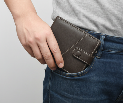 Trovane Men’s Bifold Leather Wallet