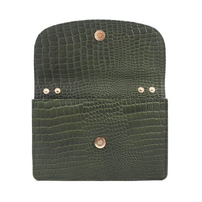 Isabella Clutch-cum-Sling Bag Open Camouflage Green