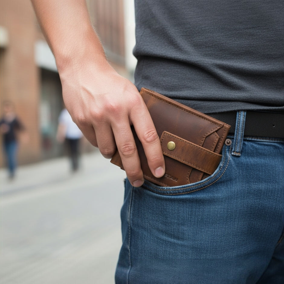 Titan RFID Wallet for Men with Removable Card Slot