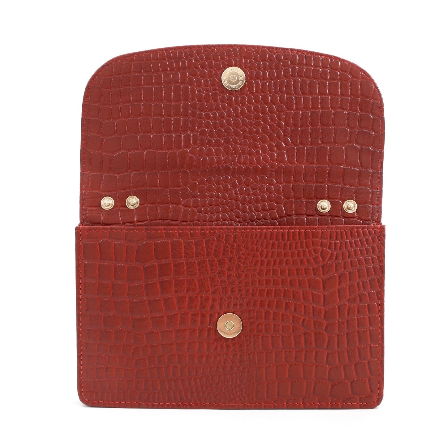 Isabella Clutch-cum-Sling Bag Front Open Brick Red