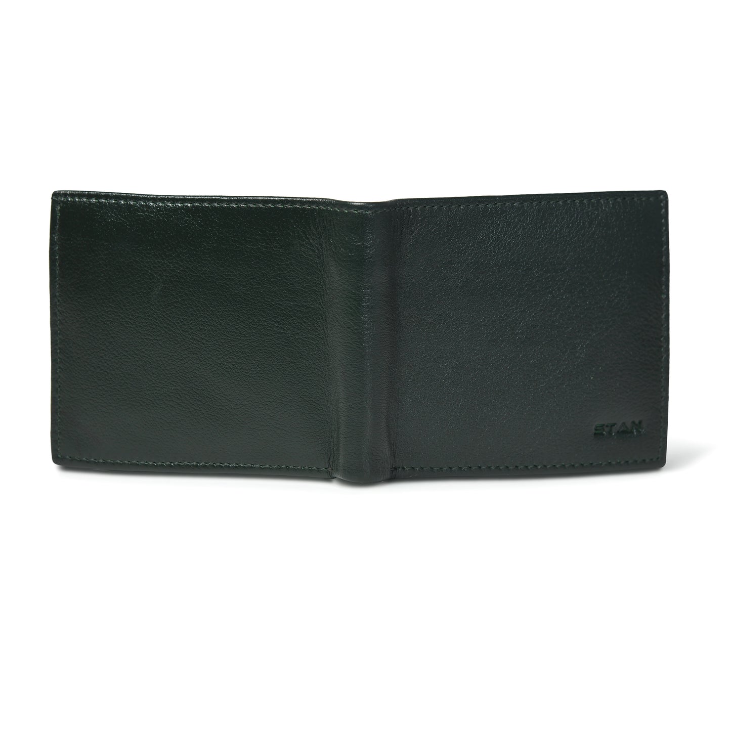 Voltro Mens Full-Grain Leather Wallet with Zip Pocket
