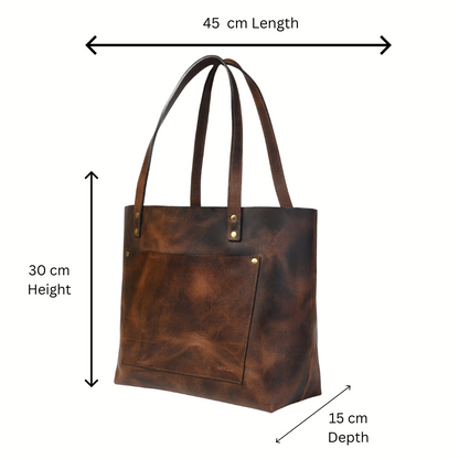 Aurelia Open-Top Info Burnished Brown