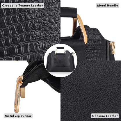 Corvia Full-Grain Top-Handle Satchel Bag