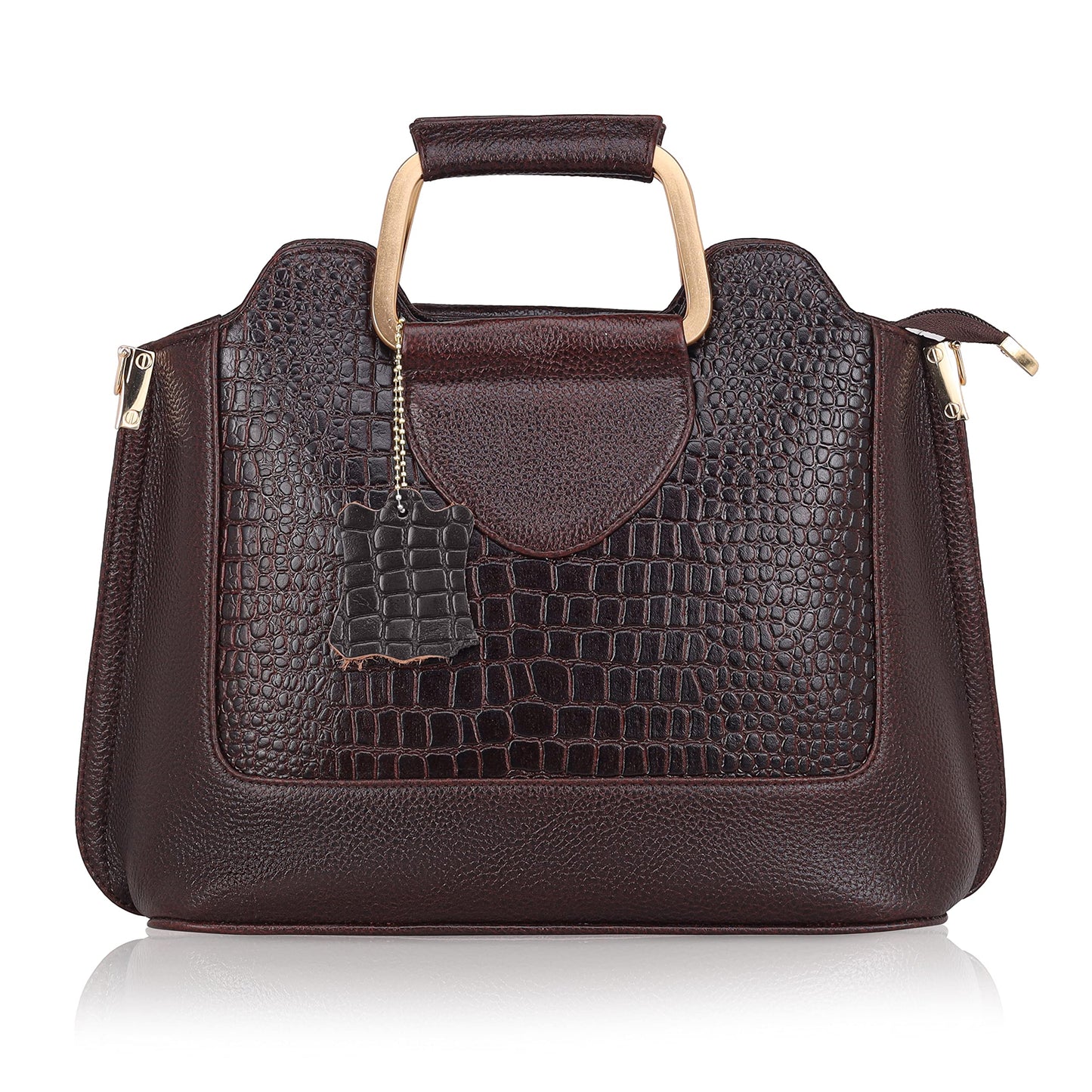 Corvia Full-Grain Top-Handle Satchel Bag