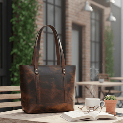 Eliana Classic Zip Closure Hero Burnished Brown