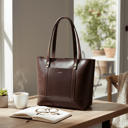Eliana Classic Zip Closure Hero Dark Mahogany