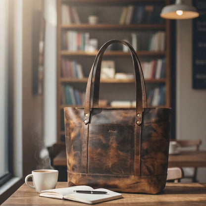 Eliana Classic Zip Closure Hero Saddle Brown