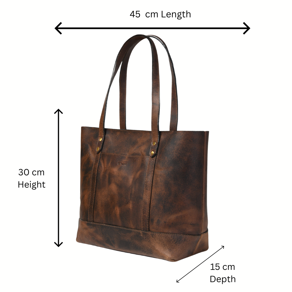 Eliana Classic Zip Closure Info Burnished Brown