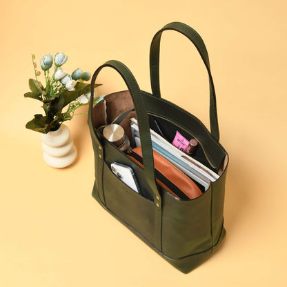 Eliana Classic Zip Closure Lifestyle Antique Green
