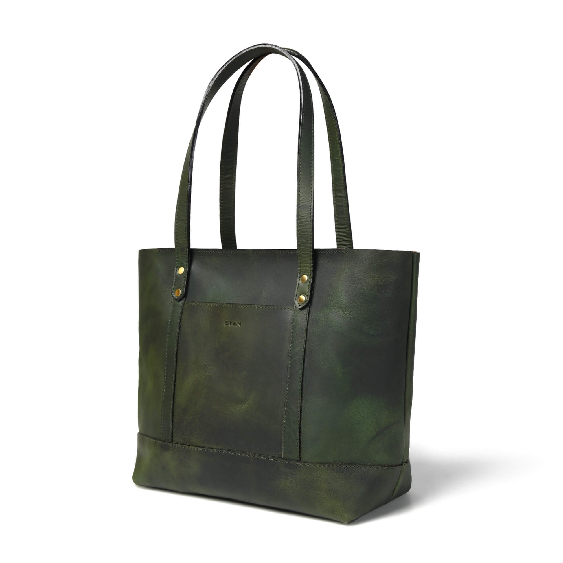 Eliana Classic Zip Closure Side Antique Green