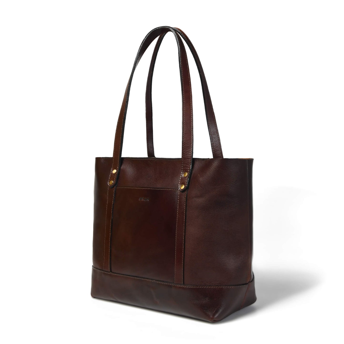 Eliana Classic Zip Closure Side Dark Mahogany