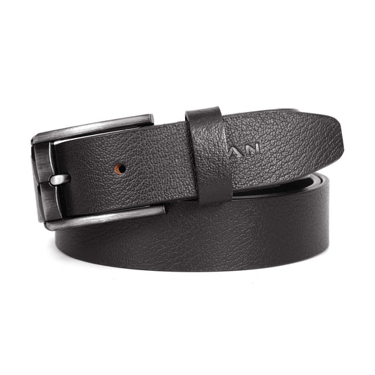 Forge Full Grain Mens Leather Belt Main Black