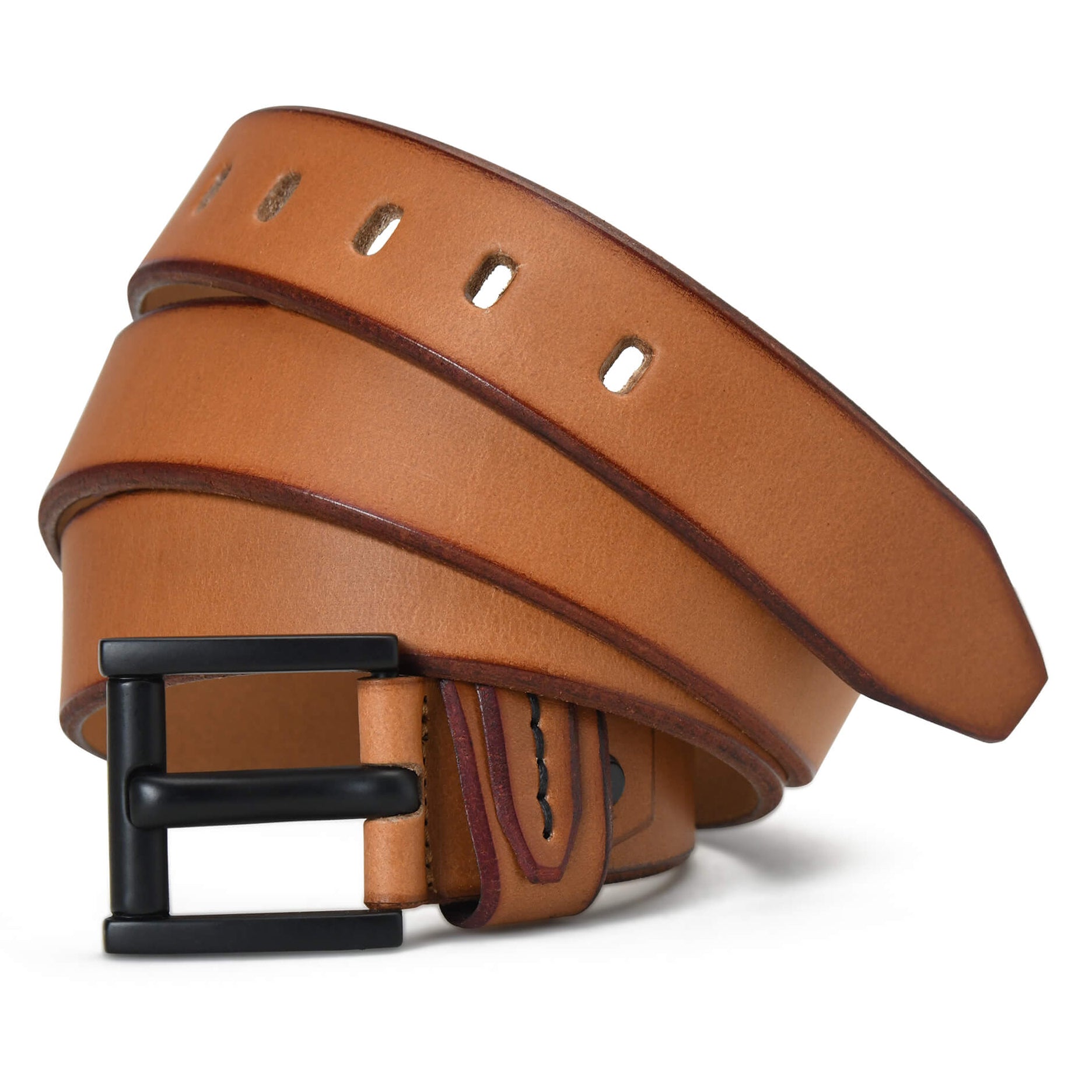 Foster Elite Top Grain Smooth Finish Leather Belt Main Hero Camel Tan