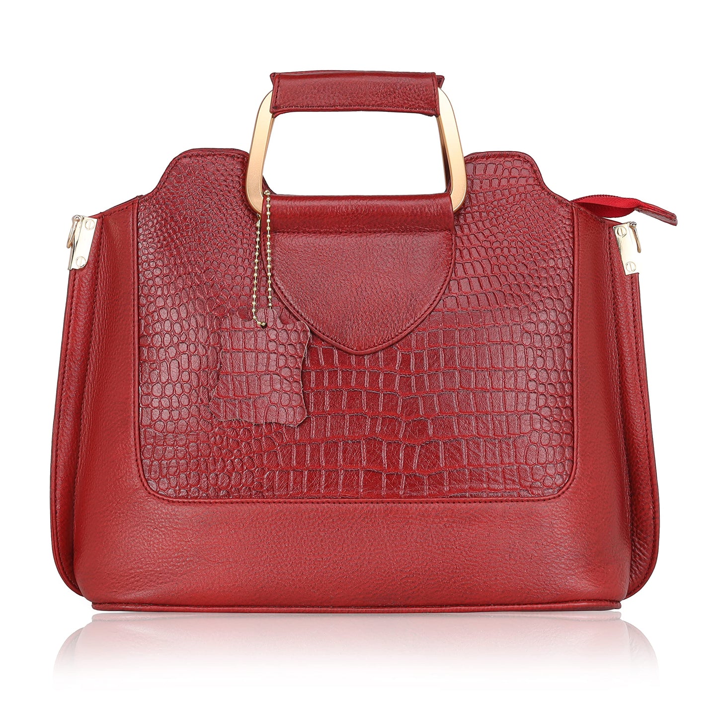 Corvia Full-Grain Top-Handle Satchel Bag