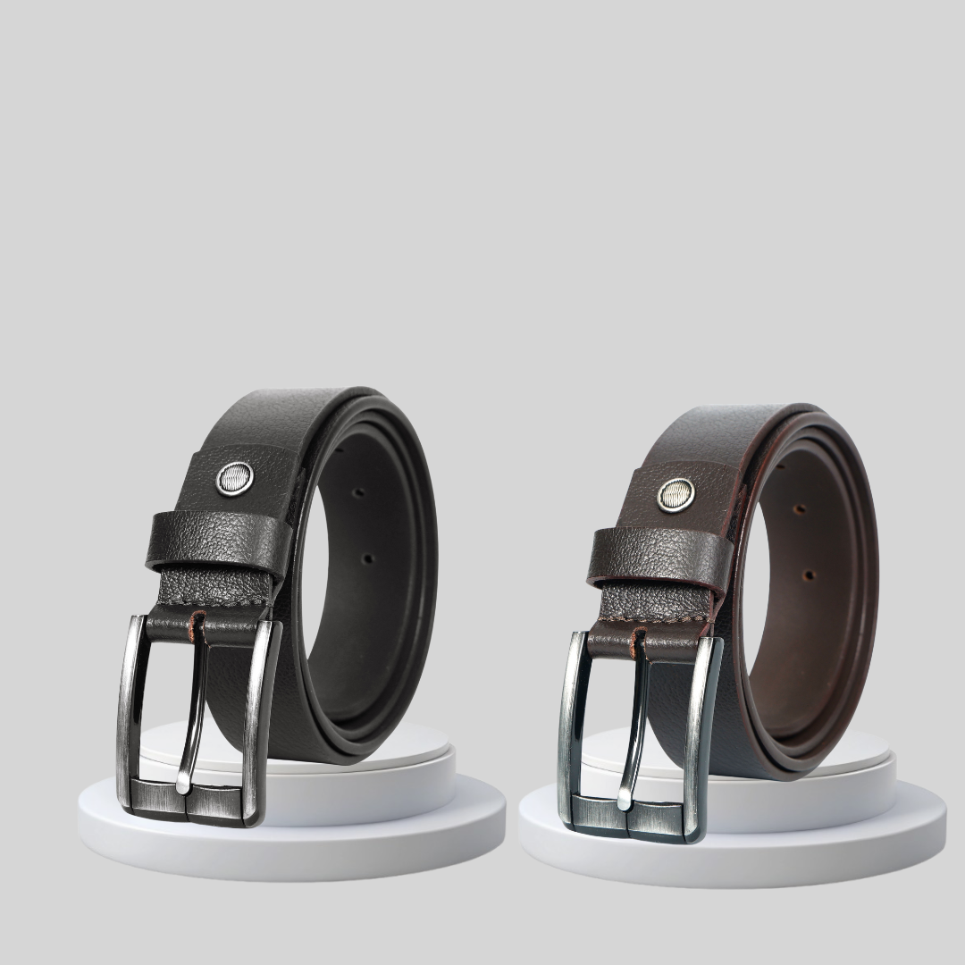 STAN Forge Leather Belt Men Black