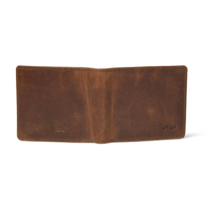 STAN Legacy Men RFID Wallet Back Chestnut Brown