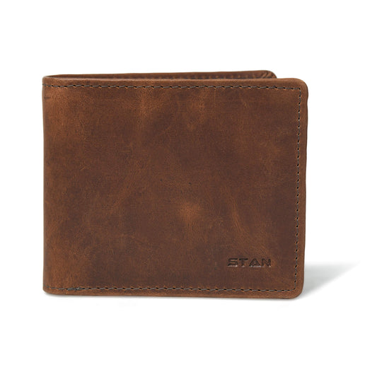 STAN Legacy Men RFID Wallet Main Chestnut Brown
