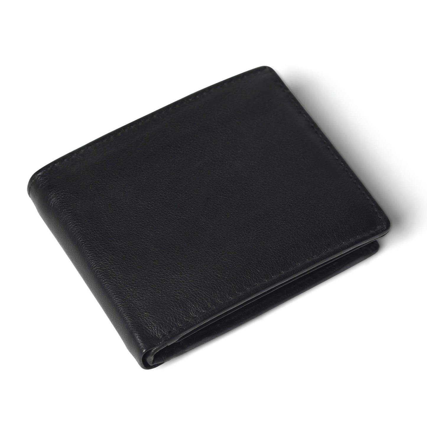 STAN Striker Mens RFID Leather Wallet Flatlay Black