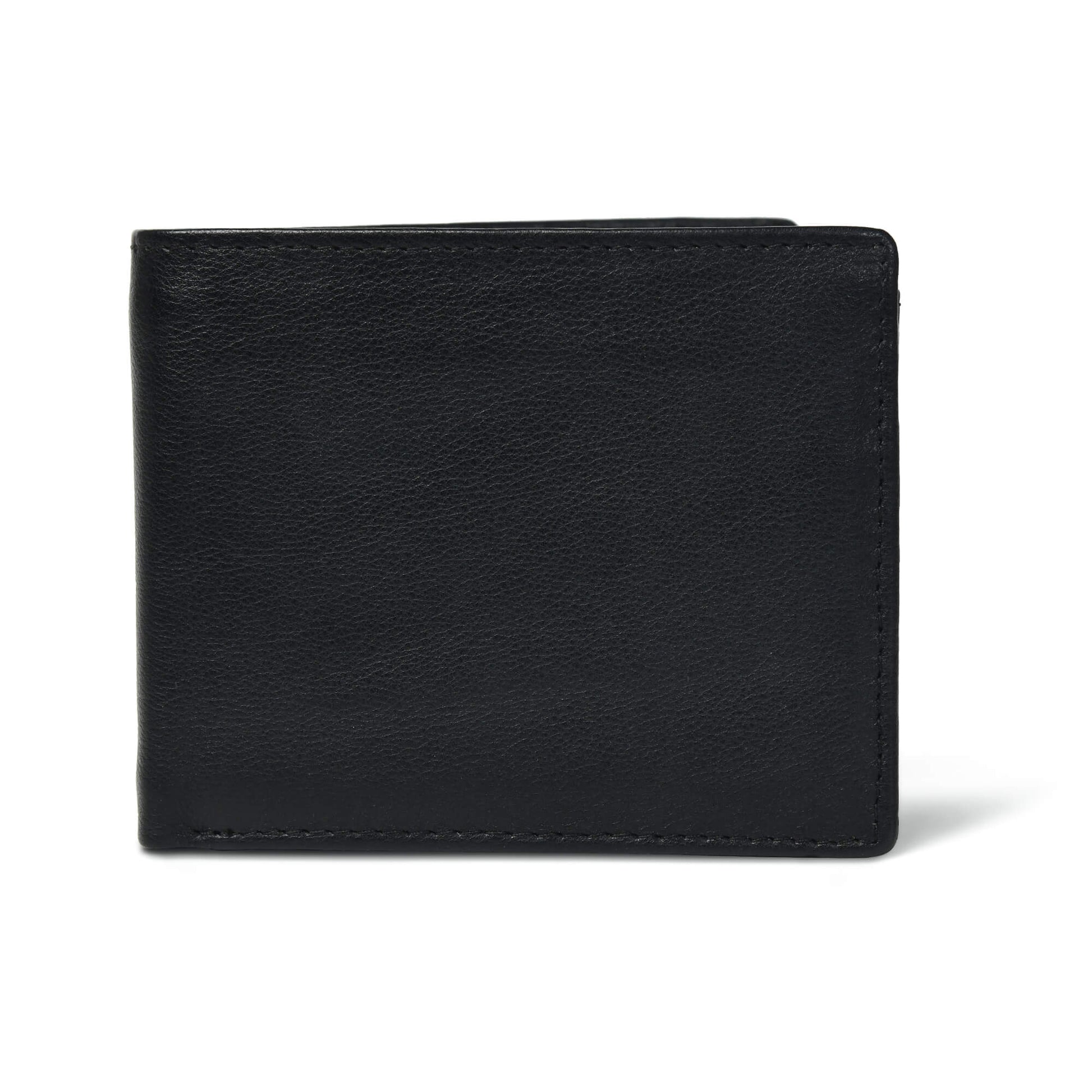 STAN Striker Mens RFID Leather Wallet Main Black