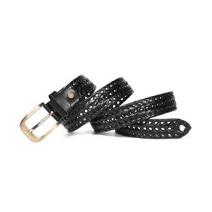 Stan Leather Braided Men’s Belt for Perfect Fit
