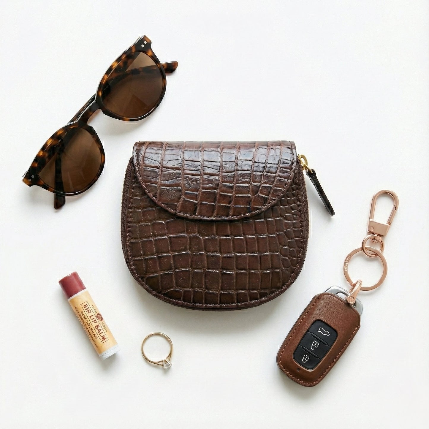 Zyra Women Zip-Around Leather Wallet