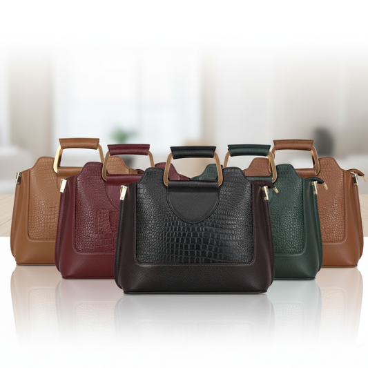 Corvia Full-Grain Top-Handle Satchel Bag