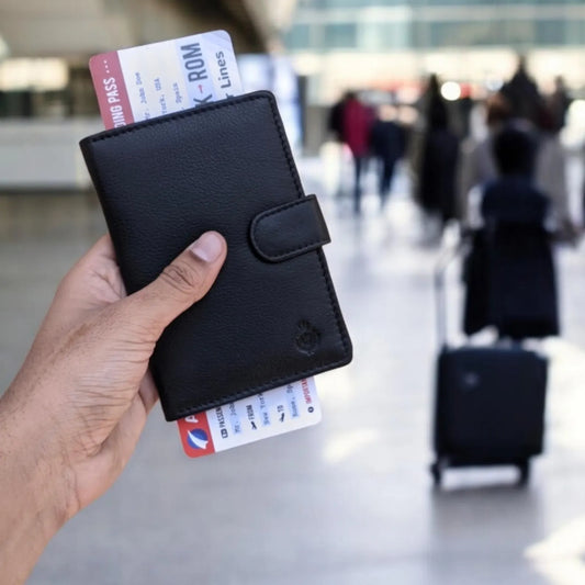 Nomad Snap Leather Passport Holder