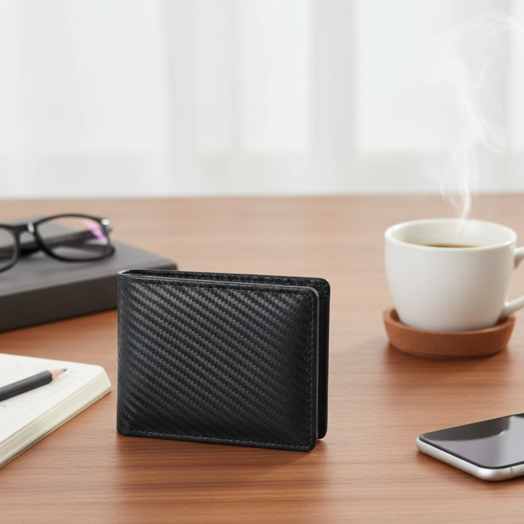 Black Baron Elite Men’s Slim RFID Leather Wallet