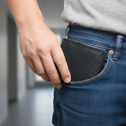 Black Baron Elite Men’s Slim RFID Leather Wallet