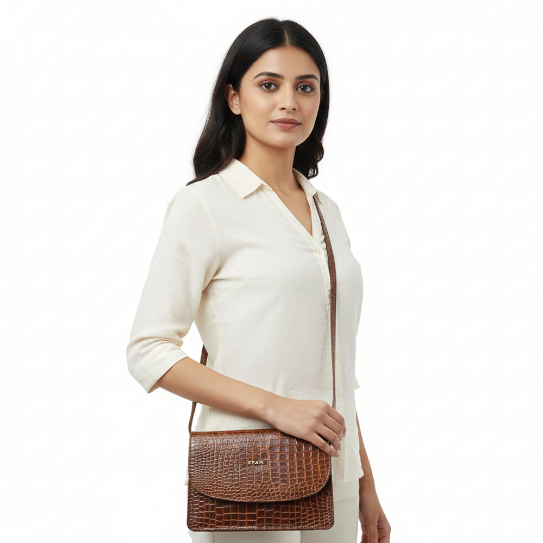 Isabella Clutch-cum-Sling Bag Sling Coffee Bean