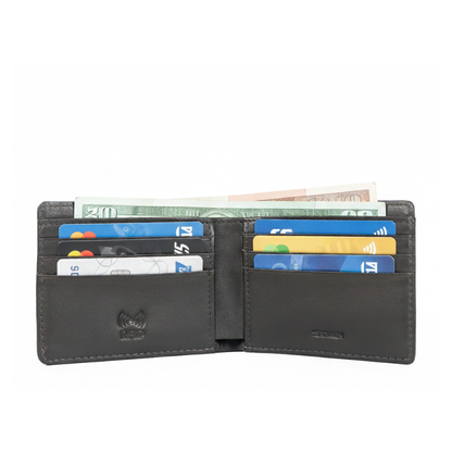 Black Baron Elite Men’s Slim RFID Leather Wallet